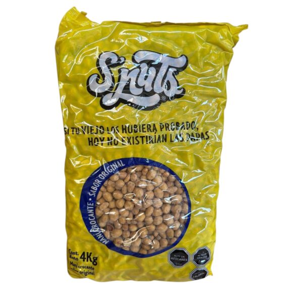 MANÍ CROCANTE SNUTS - LEVEMENTE SALADO (4 KILO)