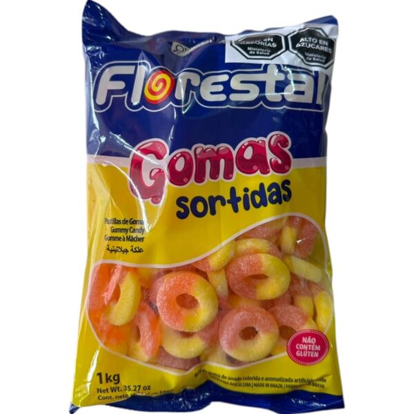 FLORESTAL – GOMITAS ANILLO DE DURAZNO ÁCIDO VEGANA