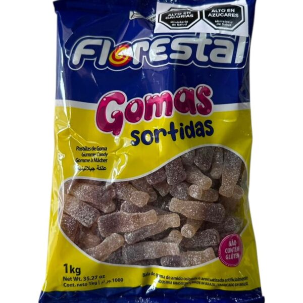FLORESTAL – GOMITAS BOTELLA COLA ÁCIDA VEGANA