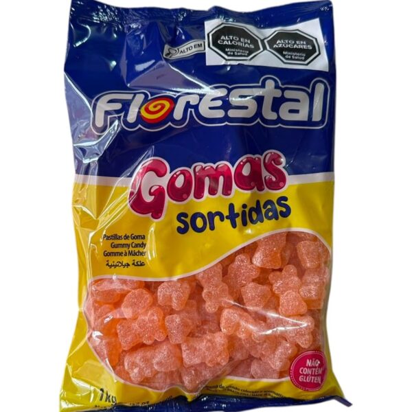 FLORESTAL – GOMITAS OSITO ÁCIDO NARANJA VEGANA